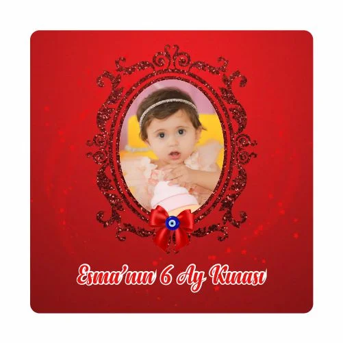 6 Ay Kınası Temalı Magnet